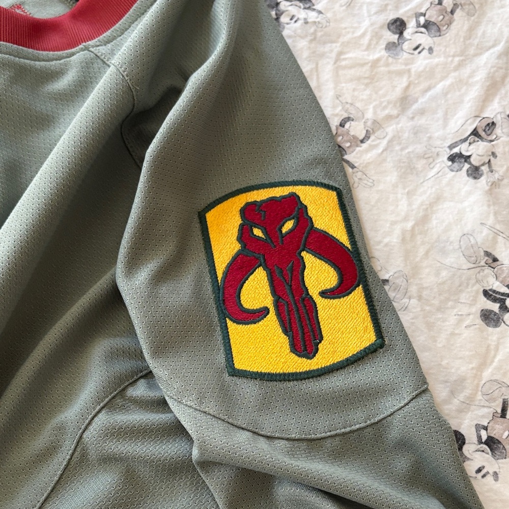Mandalorian Mercs Gray and Yellow Jersey - Picture 4 of 5